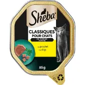 Sheba Classics paté met zalm natvoer kat (kuipjes 85 g) 22 x 85 g