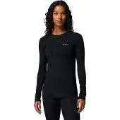 Columbia - Dames thermokleding - Midweight Stretch Long Sleeve Top Black voor Dames - Maat XS - Zwart