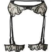 Hunkemoller Jarretel Olivia Zwart Dames | Maat: M