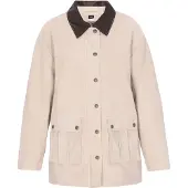 Dreimaster Tussenjas zwart / offwhite
