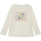 s.Oliver Shirt crème / olijfgroen / rosa