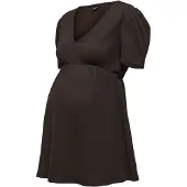 ONLY Maternity Blouse 'OLMPetris' donkerbruin