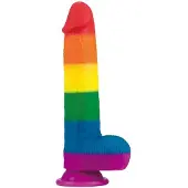 Lovetoy Dildo Prider 9 Liquid Silicone LGBT