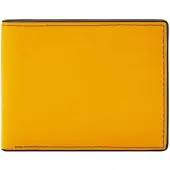 Fossil Leren Portemonnee Steven FPW Bifold Wallet Golden Yellow Mosterdgeel