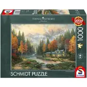 Schmidt Herfstavond aan het meer Puzzel (1000 stukjes)