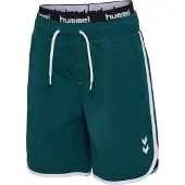 Hummel Zwembroek petrol / zwart / wit