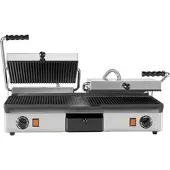 Milan Toast - Dubbele, gladde gietijzeren grillplaat, 220-240 V, 3,5 kW