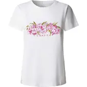 Pepe Jeans Shirt 'MAHINA' olijfgroen / pink / wit