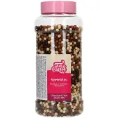 Funcakes Chocolate Crispy Pearls Mix - 500 g - Chocolade Decoraties