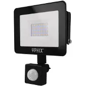 Yphix LED breedstraler met bewegingsmelder Pro 10W 4000K IP44
