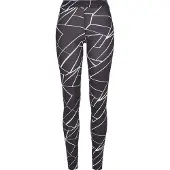 Urban Classics Leggings zwart / wit