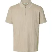 Selected Shirt 'SLHFave' beige