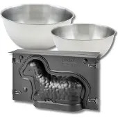 Zenker Bakkersset met 3D Paaslam mal 700 ml, 2 mengkommen en spatel