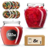 Kadax Amphorapot 82 mm 510 ml + deksel 82 mm ZY0000
