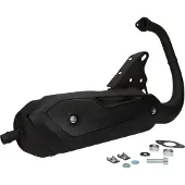 Tecnigas Aprilia/mbk Booster/yamaha 50cc Silent Pro Gehomologeerd Compleet Uitlaatsysteem