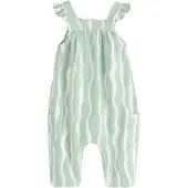 Next Rompertje/body lichtgroen / wit