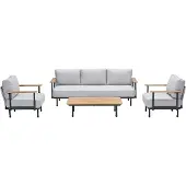 Garden Impressions Emmely loungeset 4-delig - valley sand