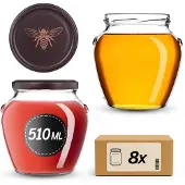 Kadax Amphora Pot Ø82 510ml + deksel Ø82