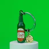 Metalmorphose Sleutelhanger Bierfles – Zinklegering – Cadeaubox – Beer Time Edition