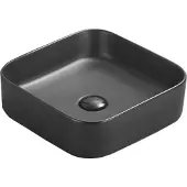 Mexen Vena opbouw wastafel 37 x 37 cm, zwart mat - 22193785