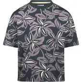 Koko Noko T-shirt donkerblauw Jongens Stretchkatoen Ronde hals All over print - maat 140