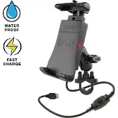 Ram Mounts RAM Quick-Grip waterproof draadloze telefoonoplader stangbeugel