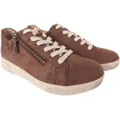 Hartjes Sneaker Women Sophie Relievo Velour Dark Brown-Schoenmaat 39
