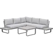 Garden Impressions Diego loungeset 4-delig - taupe
