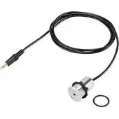 TRU COMPONENTS 1434424 Jackplug Audio Aansluitkabel 1.45 m Zilver