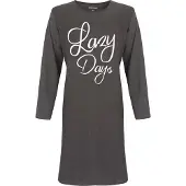 Temptation TPNGD2202A dames bigshirt Donker Grijs. - Maten: XL