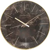 Decostar Wandklok ro Bellamy bruin marmer