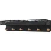 En.casa Wandkapstok Jäller 60x14x12 cm zwart []