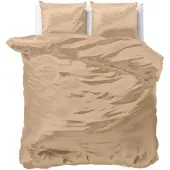 Sleeptime Dekbedovertrek Beauty Skin Care - Taupe 140 x 200/220 cm