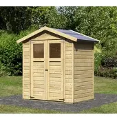 Karibu tuinhuis, berging, Dahme, naturel, 180x123x219 cm