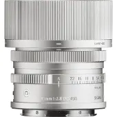 Sigma 45mm f/2.8 DG Contemporary L-Mount objectief Zilver