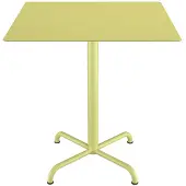 Houe Bijzettafel Buiten Pico Café Table 4 Star Base Lemon Zest 70 x 70 cm
