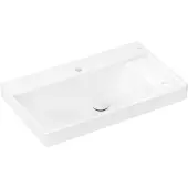 Hansgrohe Wastafel 80x48 cm, zonder overloop, 2 kraangaten, SmartClean, wit