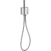 Hansgrohe Slangstuk Edge met inbouwhanddouche, 2-straal, chroom, met diamantgeslepen chroomoppervlak en douchehouder met inbouwhanddouche