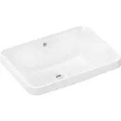 Hansgrohe Inbouwwastafel Xuniva Q, 55x40 cm, zonder afvoergat, wit, zonder SmartClean, wit, zonder SmartClean