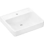 Hansgrohe wastafel Xanuia, 550x480 mm, met kraangat, zonder overloop, wit, artikelnummer 60236450