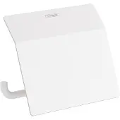 Hansgrohe AddStoris wc-rolhouder met klep wit mat