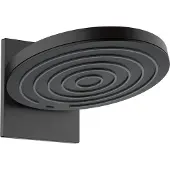 Hansgrohe Hoofddouche pulsify s 260 2 jets ecosmart wandaansluiting mat zwart