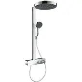 Hansgrohe Rainfinity 360 regendoucheset met ShowerTablet 350 glanzend chroom