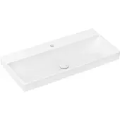 Hansgrohe wastafelblad Xelu, model Q, afmetingen 1000x480 mm, met kraangat/overloop, SmartClean coating, artikelnummer 61039450