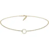 Elli Halsketting Chokerketting 925 Sterling Zilver verguld