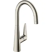 Hansgrohe Talis s keukenkraan 260 met draaibare uitloop rvs look