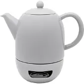 Bredemeijer Theepot Silhouet Viborg Met Theelicht Warm Grijs 1,2L