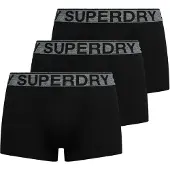 Superdry Boxershorts grijs / zwart
