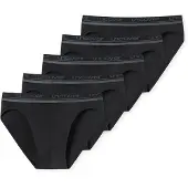 Schiesser Slip grijs / zwart