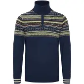 Blend Trui beige / blauw / bruin / groen